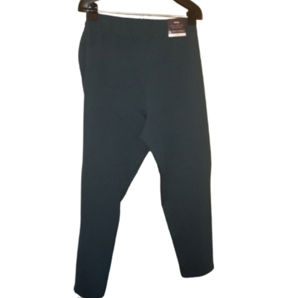 Ava & Viv Women's Exposed Stitch Stretchy Pants - Picture 2 of 6